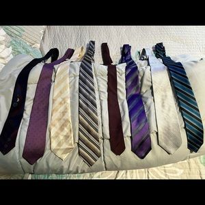 8 ties, assorted designs and colors